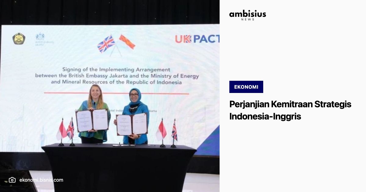 Prabowo: Indonesia-Britain Strategic Partnership