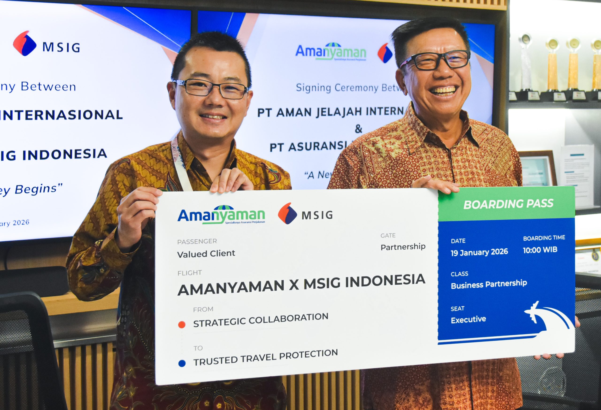 Amanyaman and MSIG Offer Digital Travel Insurance
