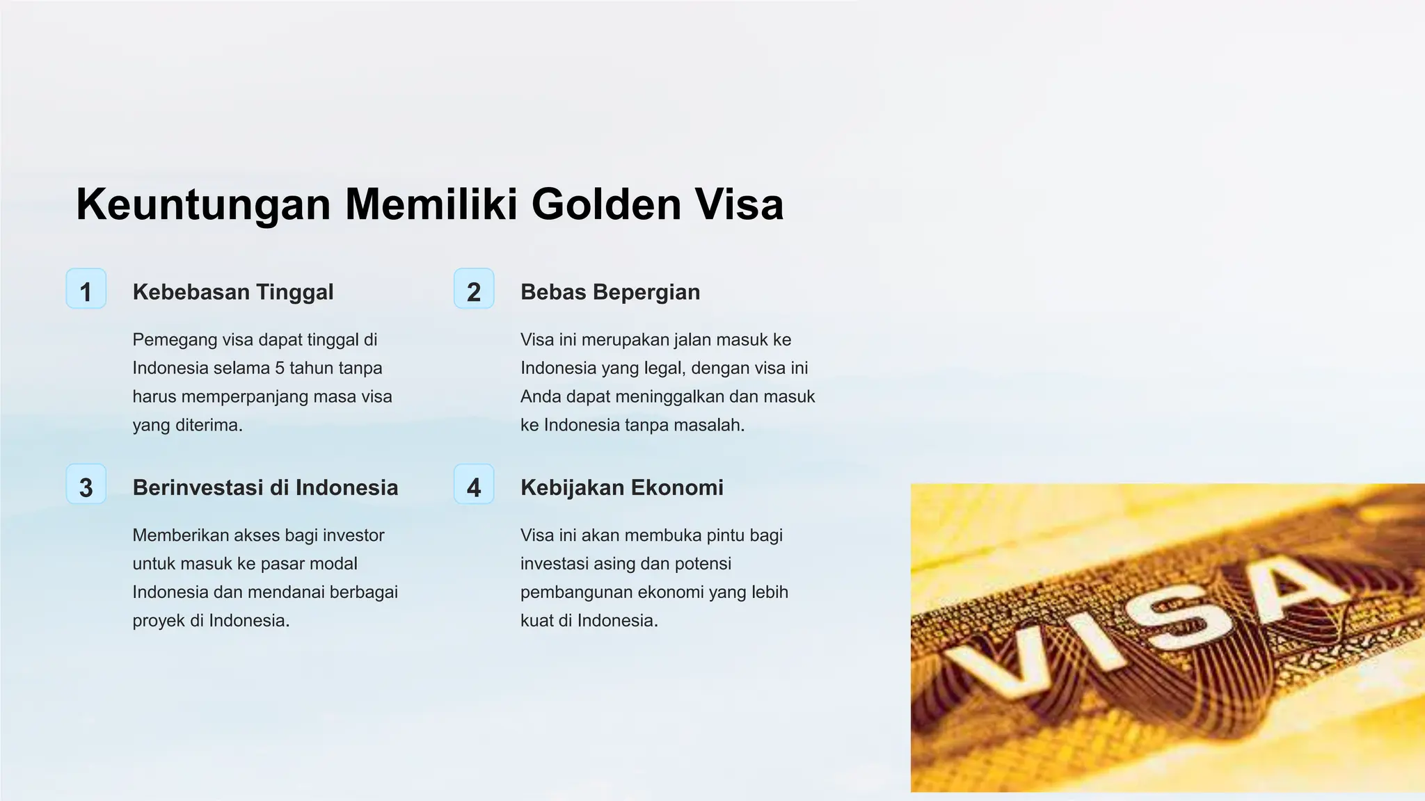 Differences Between GCI and Golden Visa in Indonesia