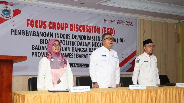 Sulbar DPRD Commission I Participates in FGD on Developing Indonesia's Democracy Index