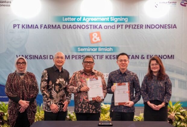 Kimia Farma and Pfizer Indonesia Collaborate to Boost Pneumonia Vaccination